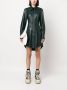 MM6 Maison Margiela Blousejurk van imitatieleer Groen - Thumbnail 2