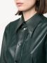 MM6 Maison Margiela Blousejurk van imitatieleer Groen - Thumbnail 5