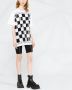 MM6 Maison Margiela Geruit T-shirt Wit - Thumbnail 2