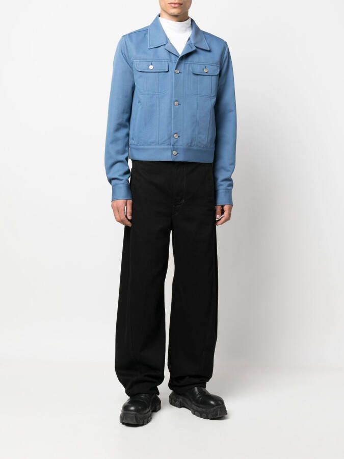 MM6 Maison Margiela Denim jack Blauw