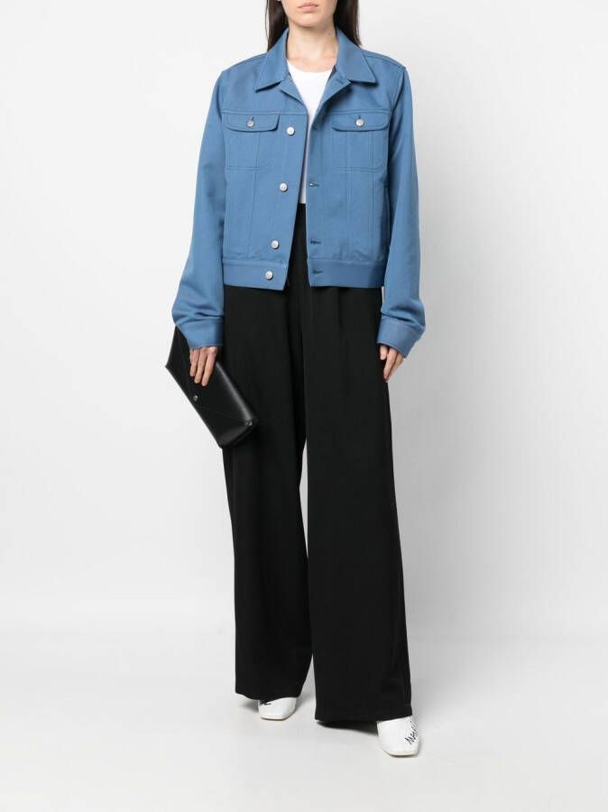 MM6 Maison Margiela Denim jack Blauw