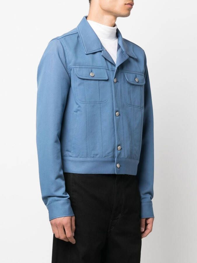 MM6 Maison Margiela Denim jack Blauw
