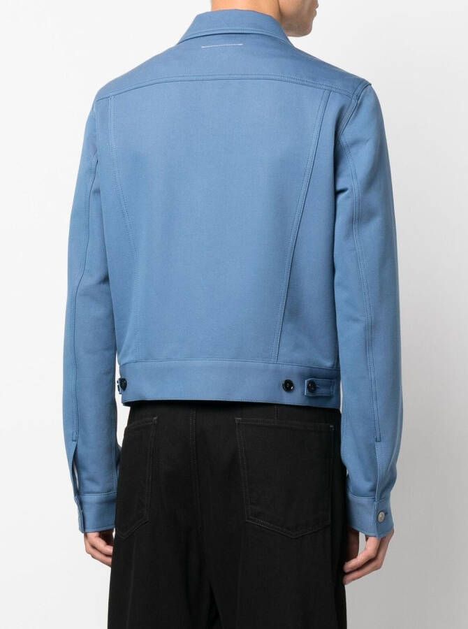 MM6 Maison Margiela Denim jack Blauw
