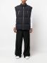 MM6 Maison Margiela Bodywarmer met hoge hals Zwart - Thumbnail 2