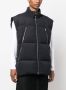 MM6 Maison Margiela Bodywarmer met hoge hals Zwart - Thumbnail 3