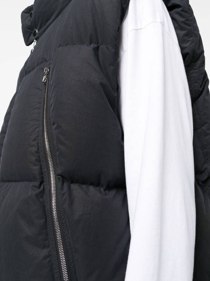 MM6 Maison Margiela Bodywarmer met hoge hals Zwart
