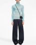 MM6 Maison Margiela T-shirt met hoge hals Blauw - Thumbnail 2