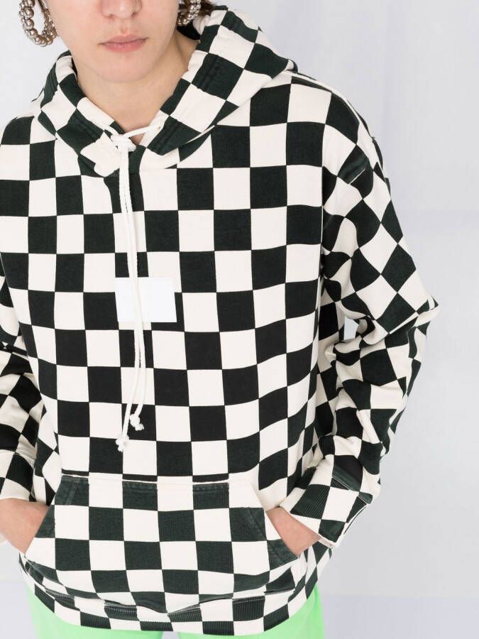 MM6 Maison Margiela Hoodie met print Beige