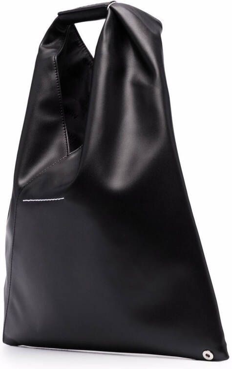 MM6 Maison Margiela Kleine Classic Japanese shopper Zwart