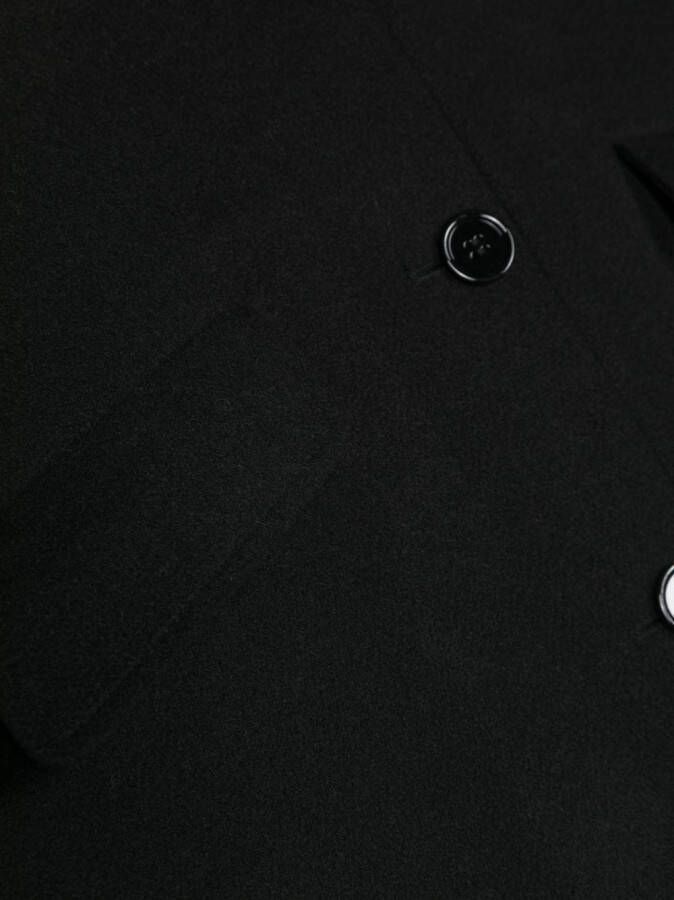 MM6 Maison Margiela Kids Button-up jack Zwart