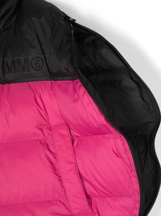 MM6 Maison Margiela Kids Bodywarmer met geborduurd logo Roze