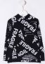 MM6 Maison Margiela Kids Fleece top Zwart - Thumbnail 2