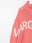 MM6 Maison Margiela Kids Intarsia coltrui Roze - Thumbnail 3
