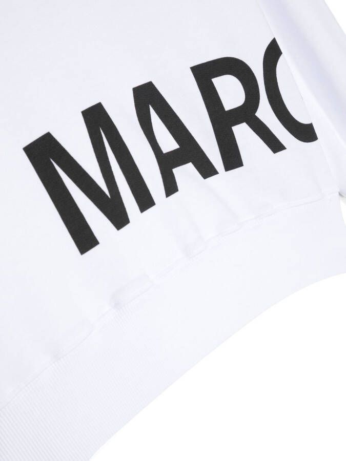 MM6 Maison Margiela Kids Sweater met logo Wit