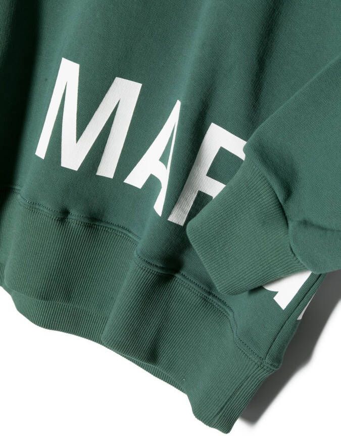 MM6 Maison Margiela Kids Sweater met logoprint Groen