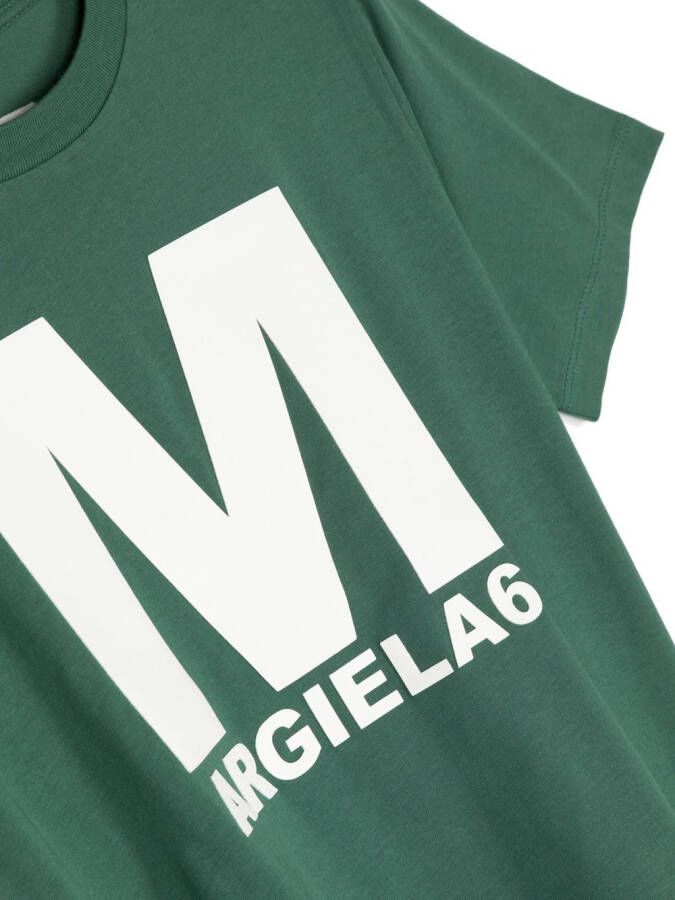 MM6 Maison Margiela Kids T-shirt met print Groen