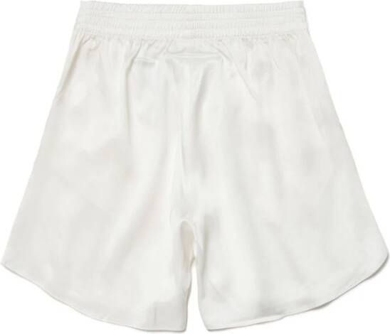 MM6 Maison Margiela Kids Shorts met elastische taille Wit