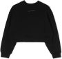 MM6 Maison Margiela Kids Sweater met logo Zwart - Thumbnail 2