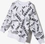 MM6 Maison Margiela Kids Sweater met ronde hals Wit - Thumbnail 4