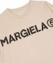 MM6 Maison Margiela Kids T-shirt met logo Beige - Thumbnail 3
