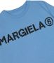 MM6 Maison Margiela Kids T-shirt met logo Blauw - Thumbnail 3