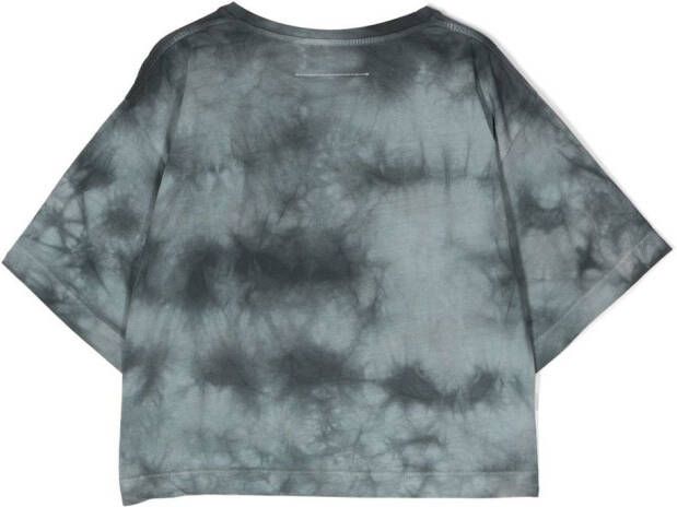 MM6 Maison Margiela Kids T-shirt met logopatch Grijs