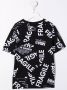 MM6 Maison Margiela Kids T-shirt met print Zwart - Thumbnail 2