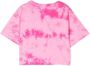 MM6 Maison Margiela Kids T-shirt met tie-dye print Roze - Thumbnail 2