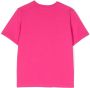 MM6 Maison Margiela Kids T-shirt met verfraaid logo Roze - Thumbnail 2