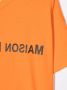 MM6 Maison Margiela Kids T-shirtjurk met logoprint Oranje - Thumbnail 3