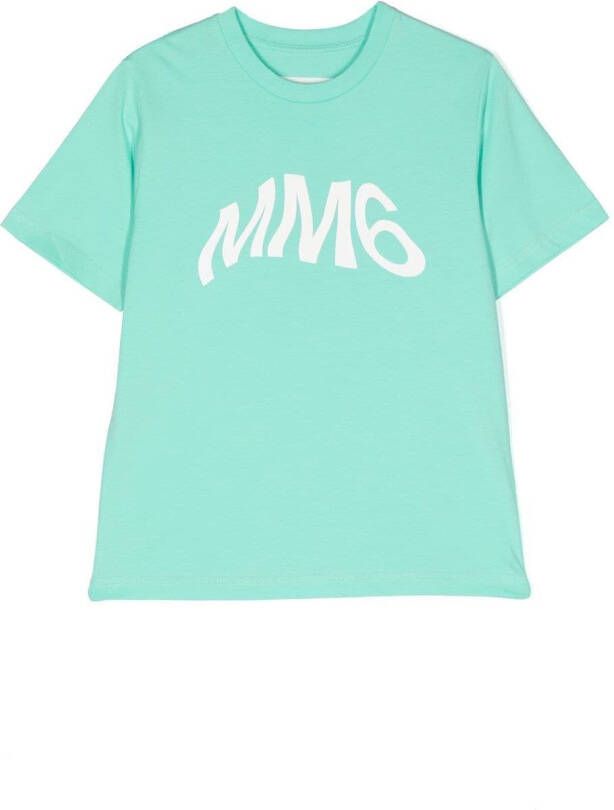 MM6 Maison Margiela Kids 3-pack T-shirts met logoprint Roze