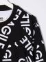 MM6 Maison Margiela Kids Trui met logoprint Zwart - Thumbnail 3