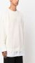 MM6 Maison Margiela Gerafelde trui Wit - Thumbnail 3