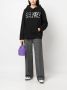 MM6 Maison Margiela Hoodie met logoprint Zwart - Thumbnail 2