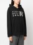 MM6 Maison Margiela Hoodie met logoprint Zwart - Thumbnail 3