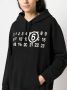 MM6 Maison Margiela Hoodie met logoprint Zwart - Thumbnail 5