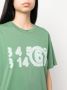 MM6 Maison Margiela T-shirt met patroon Groen - Thumbnail 5