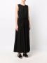 MM6 Maison Margiela Maxi-jurk met contrasterende stiksels Zwart - Thumbnail 3