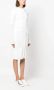 MM6 Maison Margiela Midi-jurk met colourblocking Wit - Thumbnail 3