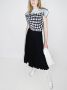 MM6 Maison Margiela Midi-jurk met stippen Zwart - Thumbnail 4
