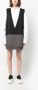 MM6 Maison Margiela Mini-jurk met V-hals Zwart - Thumbnail 2