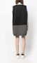 MM6 Maison Margiela Mini-jurk met V-hals Zwart - Thumbnail 4