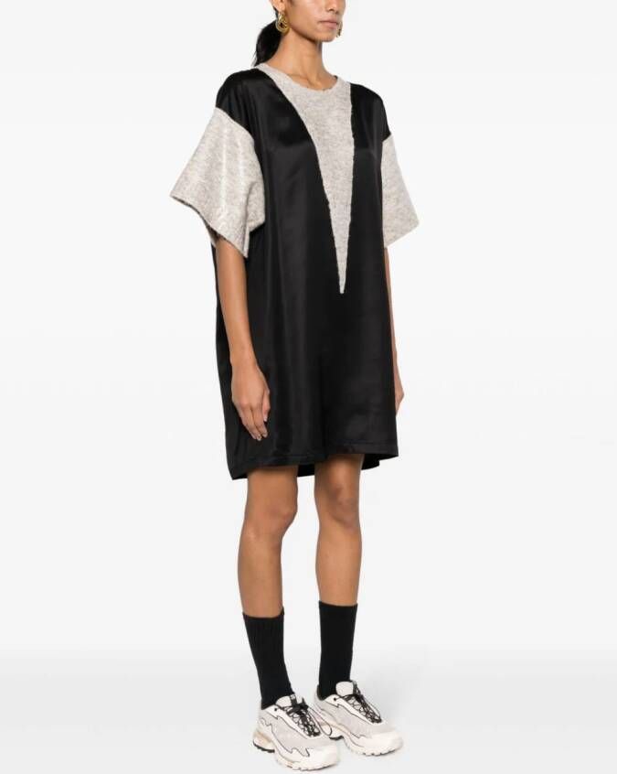 MM6 Maison Margiela Mini-jurk met vlakken Zwart
