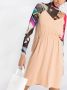 MM6 Maison Margiela Mouwloze shiftjurk Beige - Thumbnail 5