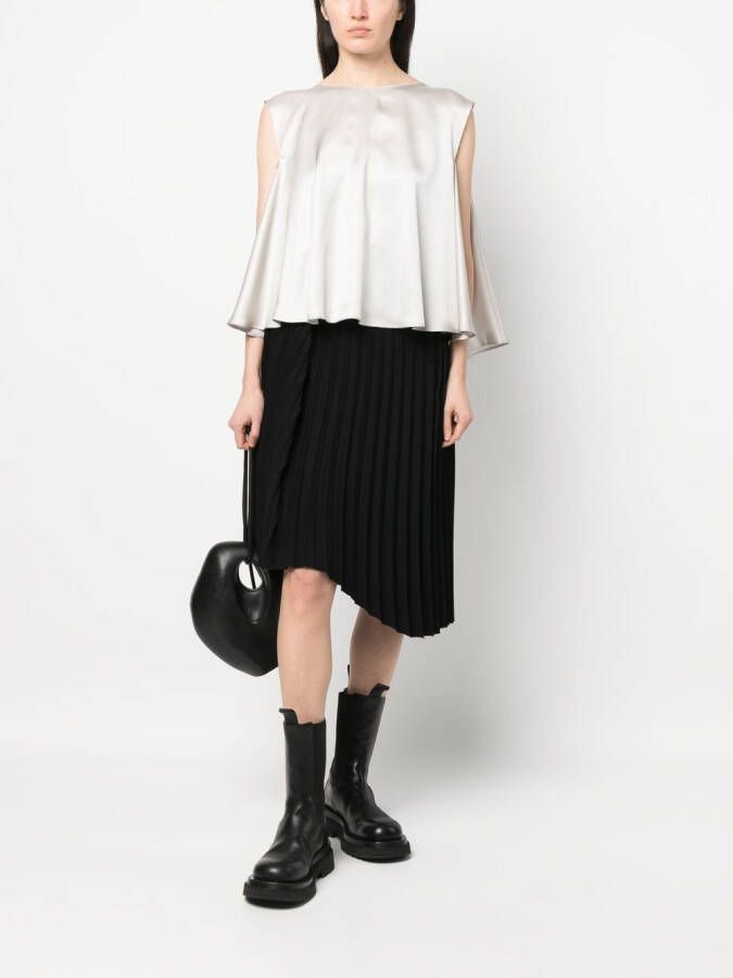 MM6 Maison Margiela Mouwloze top Grijs