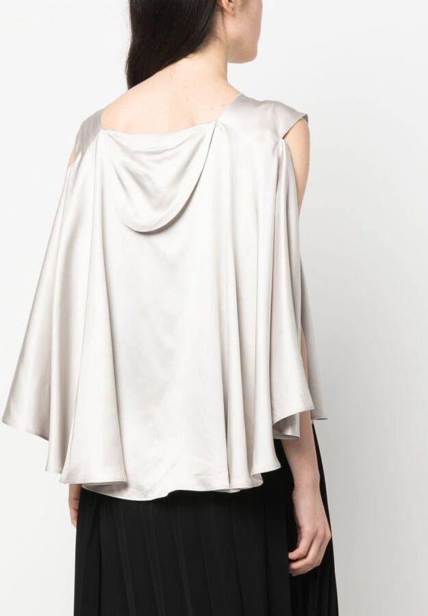 MM6 Maison Margiela Mouwloze top Grijs