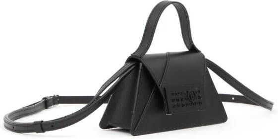 MM6 Maison Margiela Kleine Numeric tas met handgreep Zwart