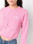 MM6 Maison Margiela Sweater met logoprint Roze - Thumbnail 5