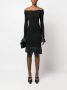MM6 Maison Margiela Off-shoulder jurk Zwart - Thumbnail 2