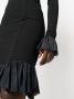 MM6 Maison Margiela Off-shoulder jurk Zwart - Thumbnail 5